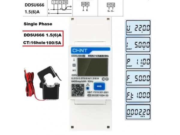 obrázek Chytrý 1f elektroměr